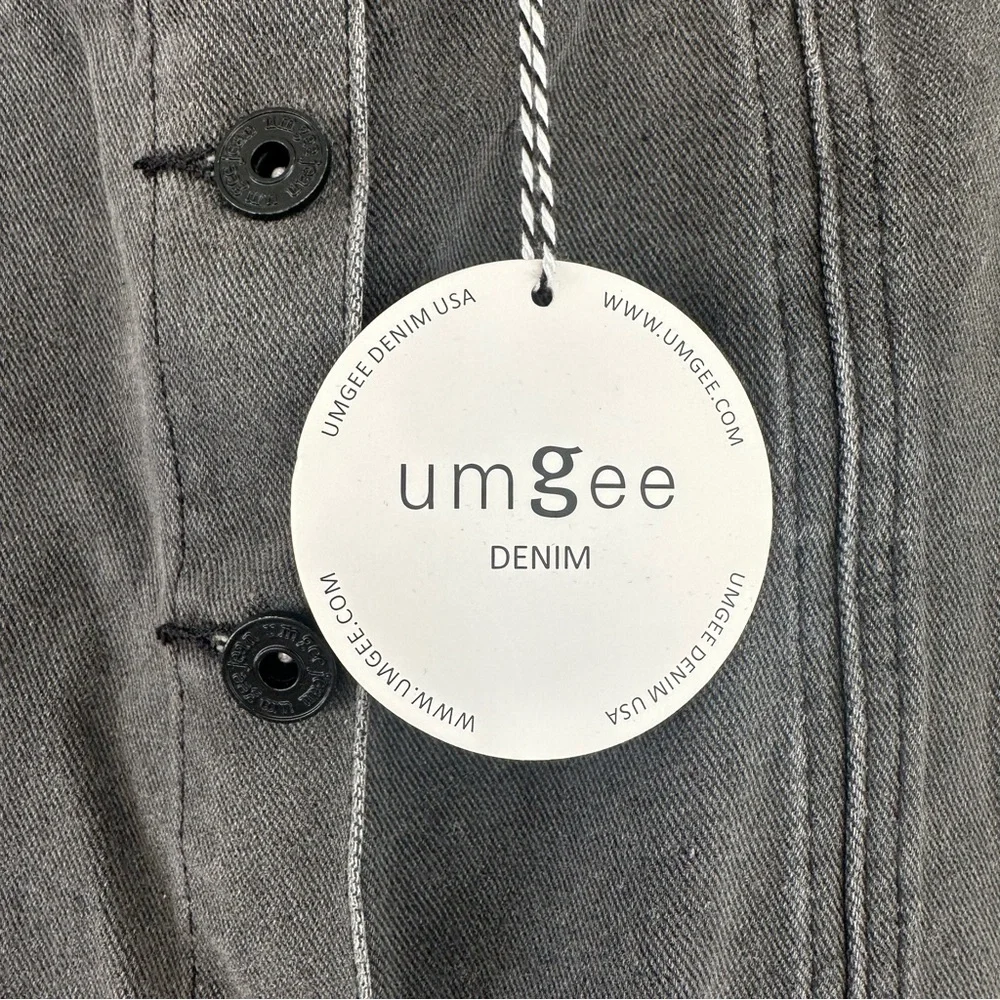 NWT Umgee Women's Gray Button-Front Skirt Size Large - Picture 6 of 9